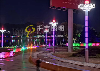 湖北省襄（xiāng）陽市廣（guǎng）場大（dà）型景觀燈工程案例