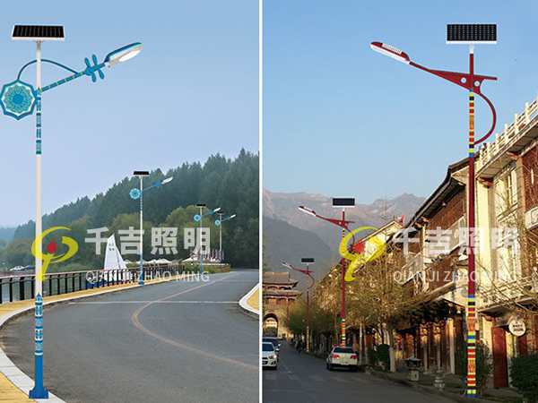 雲南省昆明市道路太陽能民族路燈工程案例