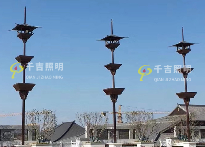 長沙望城區銅官窯景觀燈工程案例