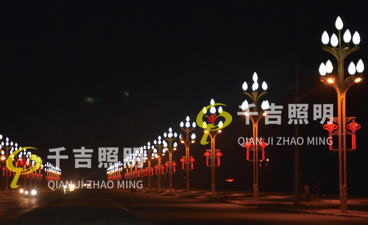 中山小欖村莊景觀路燈工程案例