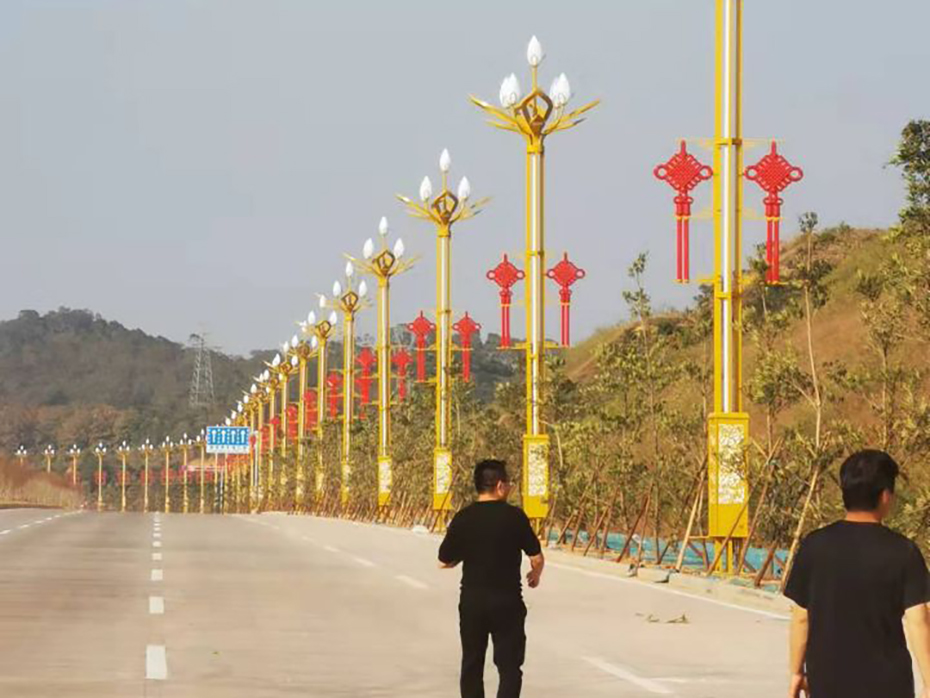 茂名高州永青大道景觀路燈照明工程案例