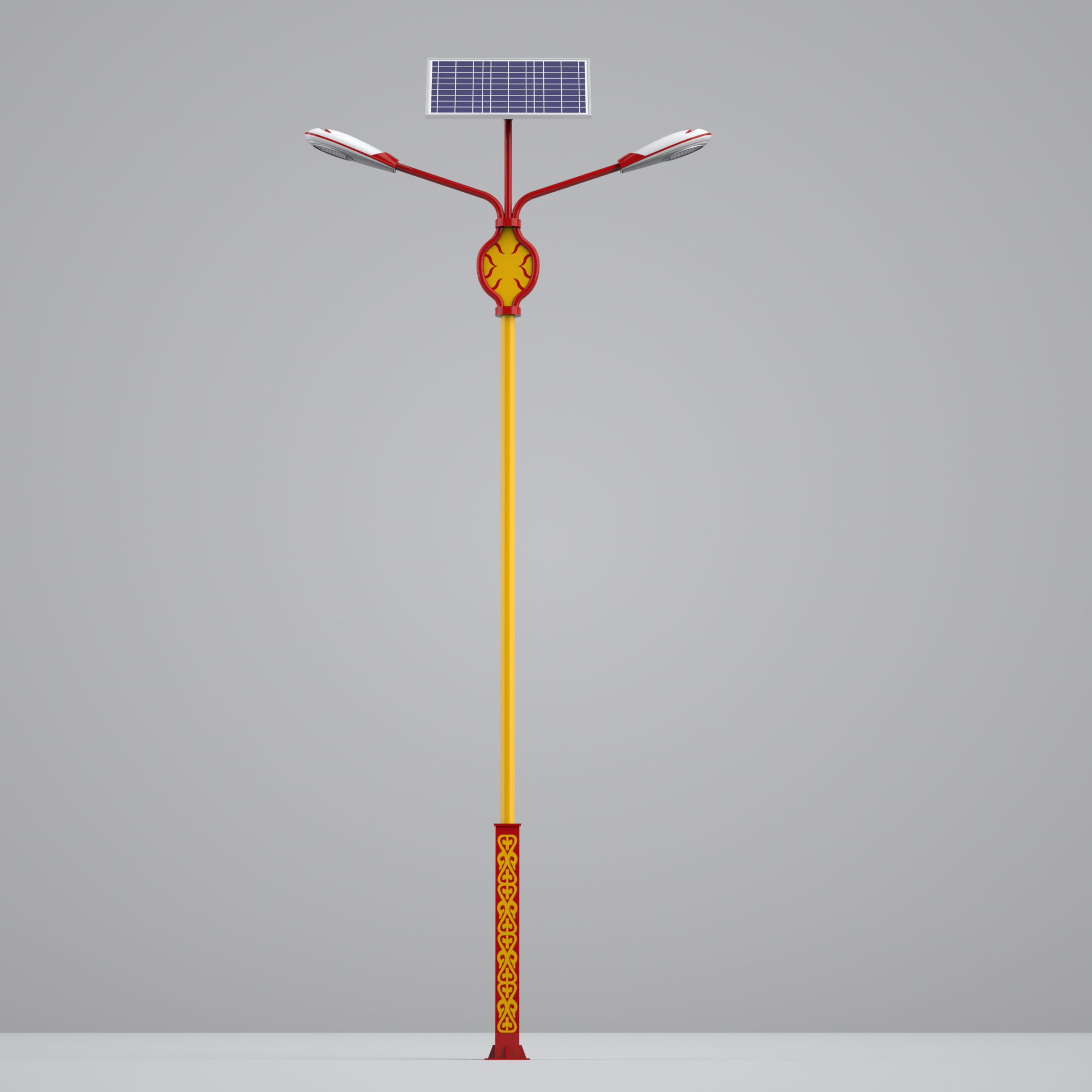 雙頭太陽能路燈1